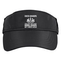 Chess Player Grandpa Saying For Chess Board Game Lover Fans Adult Drive Performance Visor