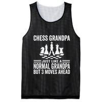 Chess Player Grandpa Saying For Chess Board Game Lover Fans Mesh Reversible Basketball Jersey Tank