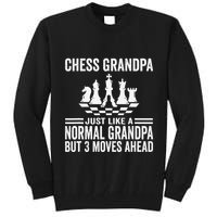 Chess Player Grandpa Saying For Chess Board Game Lover Fans Tall Sweatshirt