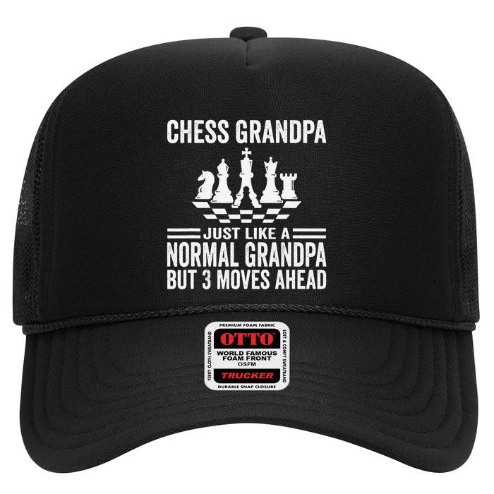 Chess Player Grandpa Saying For Chess Board Game Lover Fans Trucker Hat