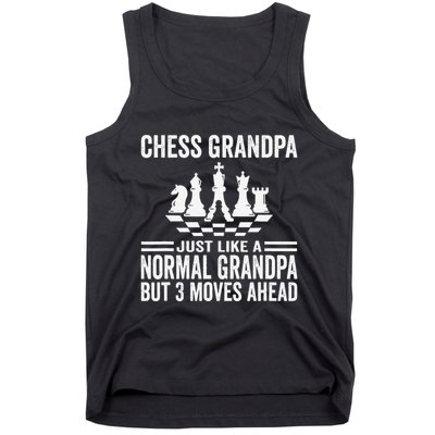 Chess Player Grandpa Saying For Chess Board Game Lover Fans Tank Top