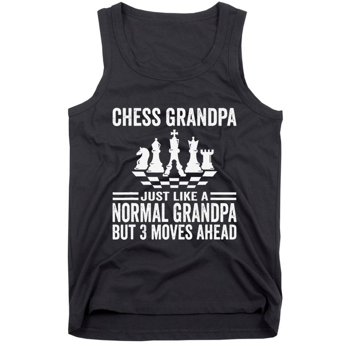 Chess Player Grandpa Saying For Chess Board Game Lover Fans Tank Top
