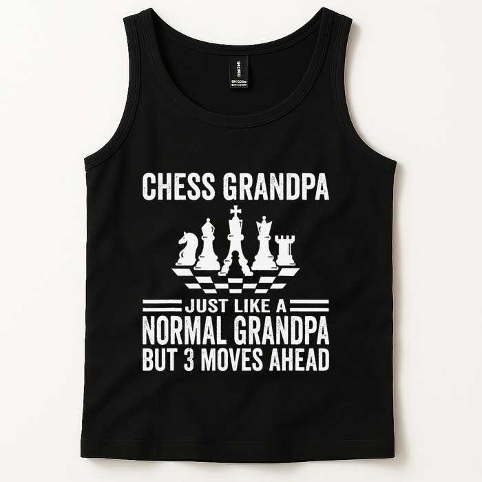 Chess Player Grandpa Saying For Chess Board Game Lover Fans Tank Top