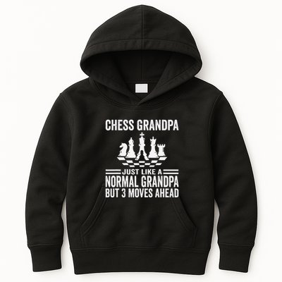 Chess Player Grandpa Saying For Chess Board Game Lover Fans Kids Hoodie