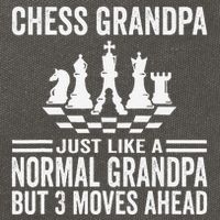 Chess Player Grandpa Saying For Chess Board Game Lover Fans Cotton Canvas Backpack