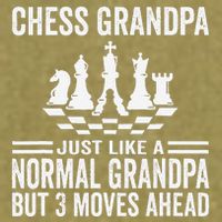 Chess Player Grandpa Saying For Chess Board Game Lover Fans Garment-Dyed Women's Muscle Tee