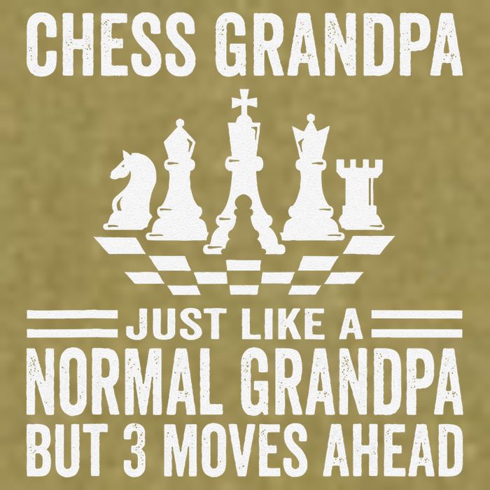 Chess Player Grandpa Saying For Chess Board Game Lover Fans Garment-Dyed Women's Muscle Tee