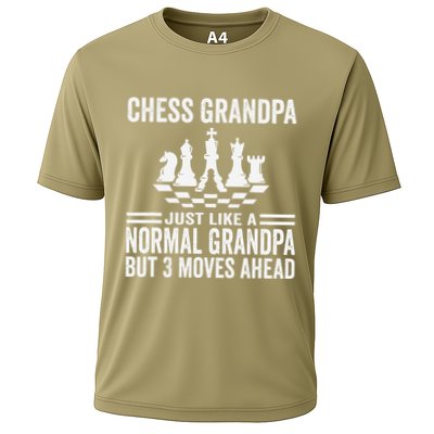 Chess Player Grandpa Saying For Chess Board Game Lover Fans Performance Shirt