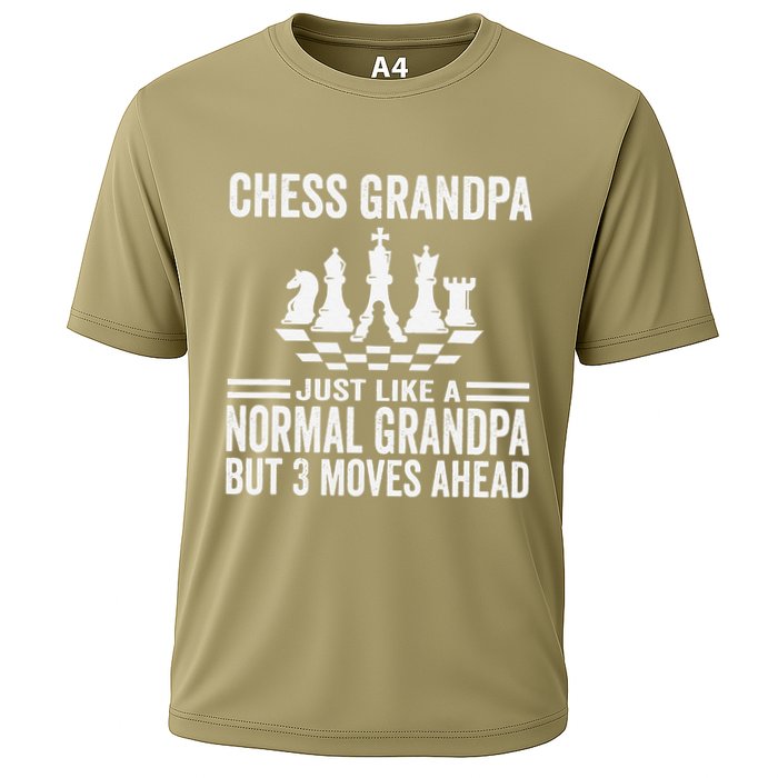 Chess Player Grandpa Saying For Chess Board Game Lover Fans Performance Shirt