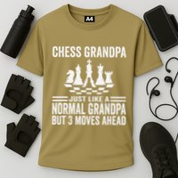 Chess Player Grandpa Saying For Chess Board Game Lover Fans Performance Shirt