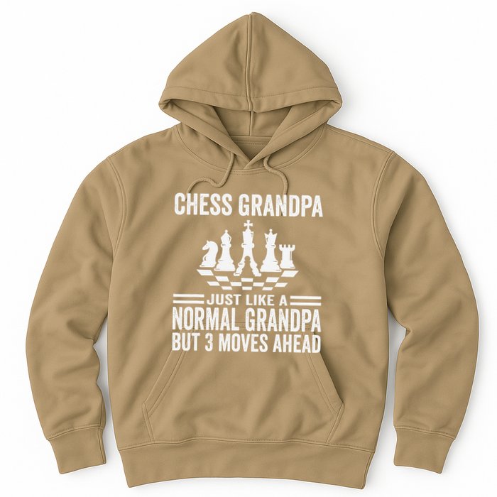 Chess Player Grandpa Saying For Chess Board Game Lover Fans Hoodie