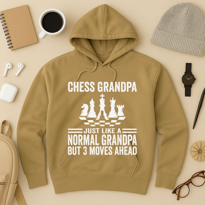 Chess Player Grandpa Saying For Chess Board Game Lover Fans Hoodie