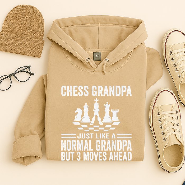 Chess Player Grandpa Saying For Chess Board Game Lover Fans Hoodie
