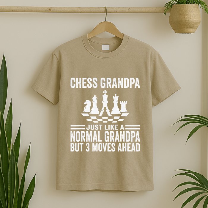Chess Player Grandpa Saying For Chess Board Game Lover Fans T-Shirt