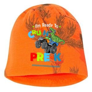 Crush Precool Giftk Dino T Rex Monster Truck Back To School Boys Funny Gift Kati - Camo Knit Beanie