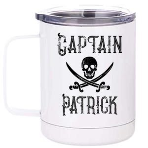 Captain Patrick Gift Personalized Boating Lover Owner Item Gift 12 oz Stainless Steel Tumbler Cup