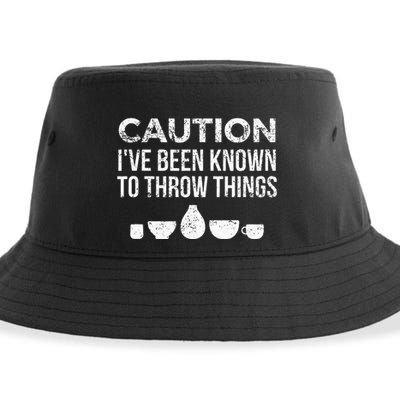 Ceramics Pottery Gift For Ceramics Artist; Throw Pots Sustainable Bucket Hat