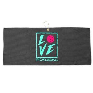 Cute Pickleball Gift Love Pickleball Gift Large Microfiber Waffle Golf Towel