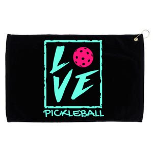 Cute Pickleball Gift Love Pickleball Gift Grommeted Golf Towel