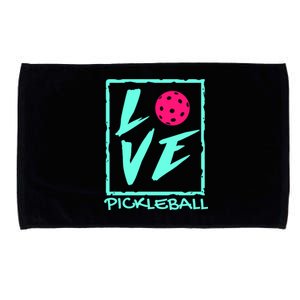 Cute Pickleball Gift Love Pickleball Gift Microfiber Hand Towel