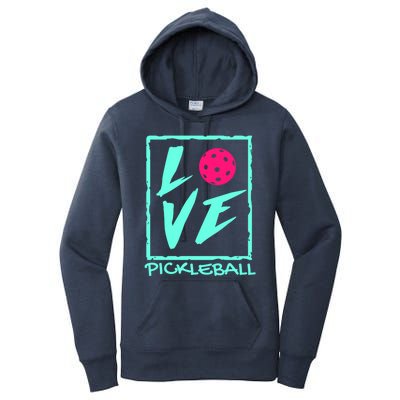 Cute Pickleball Gift Love Pickleball Gift Women's Pullover Hoodie