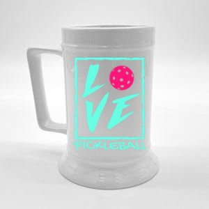 Cute Pickleball Gift Love Pickleball Gift Beer Stein