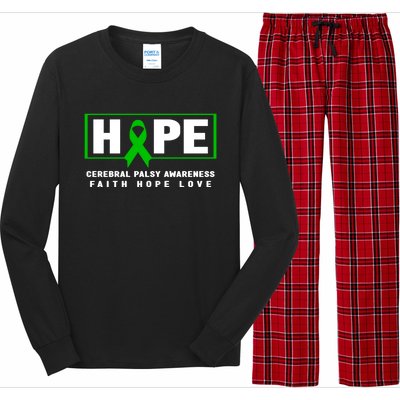 Cerebral Palsy Gift Hope Cerebral Palsy Awareness Gift Long Sleeve Pajama Set