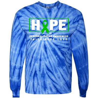 Cerebral Palsy Gift Hope Cerebral Palsy Awareness Gift Tie-Dye Long Sleeve Shirt