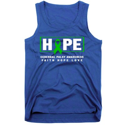 Cerebral Palsy Gift Hope Cerebral Palsy Awareness Gift Tank Top