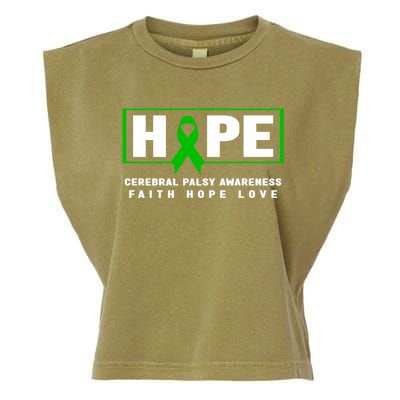 Cerebral Palsy Gift Hope Cerebral Palsy Awareness Gift Garment-Dyed Women's Muscle Tee