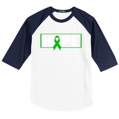 Cerebral Palsy Gift Hope Cerebral Palsy Awareness Gift Baseball Sleeve Shirt