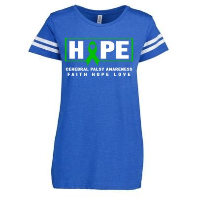 Cerebral Palsy Gift Hope Cerebral Palsy Awareness Gift Enza Ladies Jersey Football T-Shirt