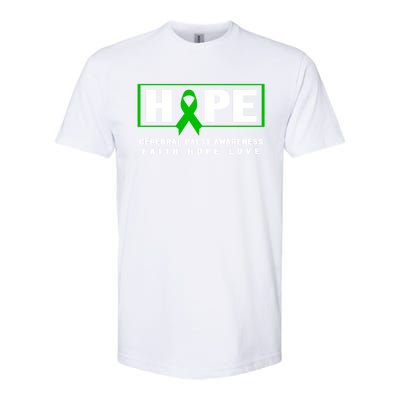 Cerebral Palsy Gift Hope Cerebral Palsy Awareness Gift Softstyle CVC T-Shirt