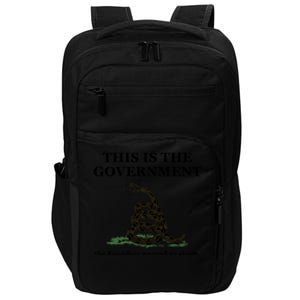 Conservative Patriotic Gadsden Defund The FBI Impact Tech Backpack