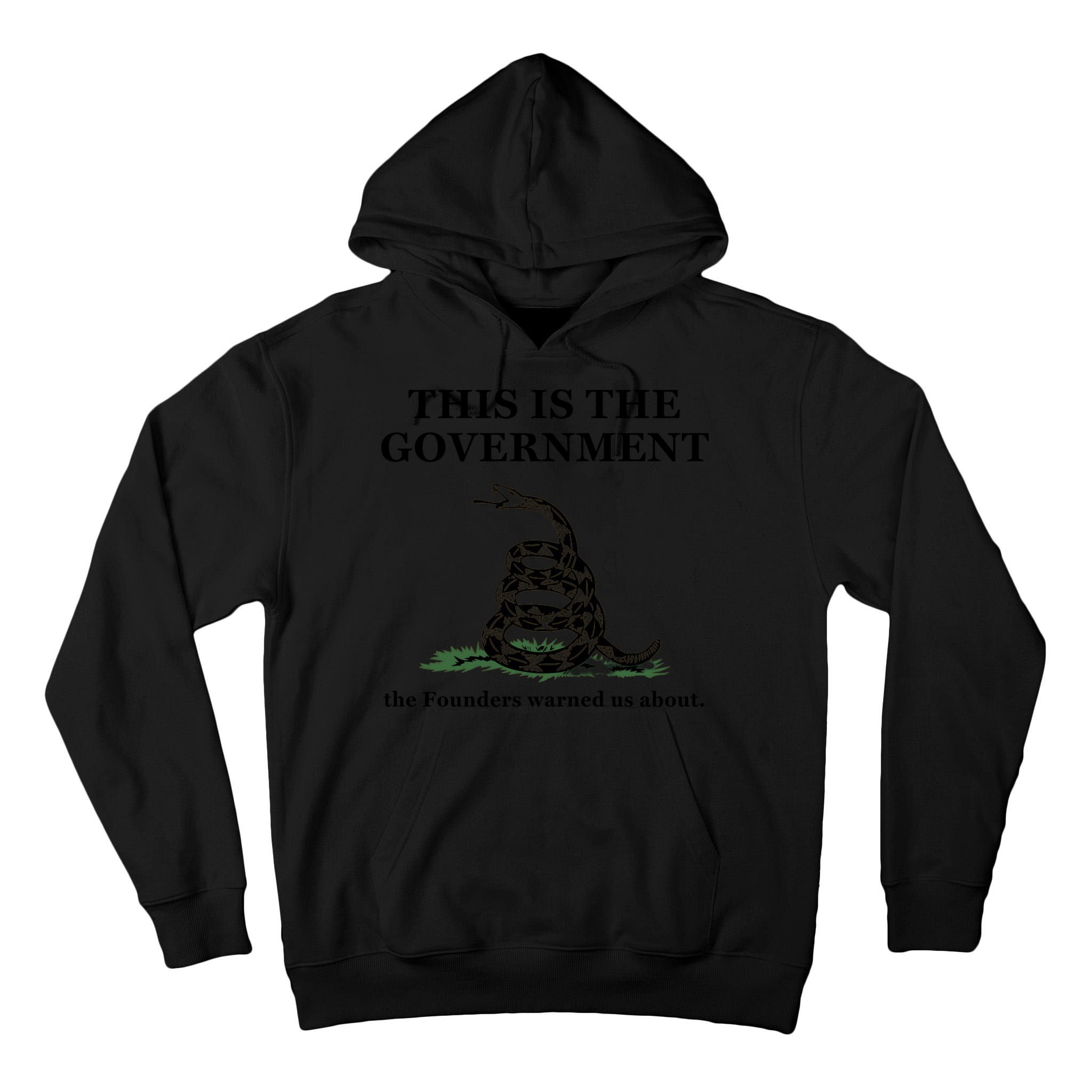 Conservative Patriotic Gadsden Defund The FBI Tall Hoodie