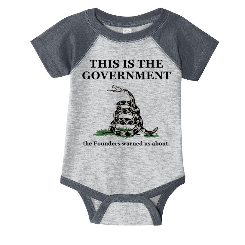 Conservative Patriotic Gadsden Defund The FBI Infant Baby Jersey Bodysuit