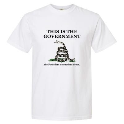 Conservative Patriotic Gadsden Defund The FBI Garment-Dyed Heavyweight T-Shirt