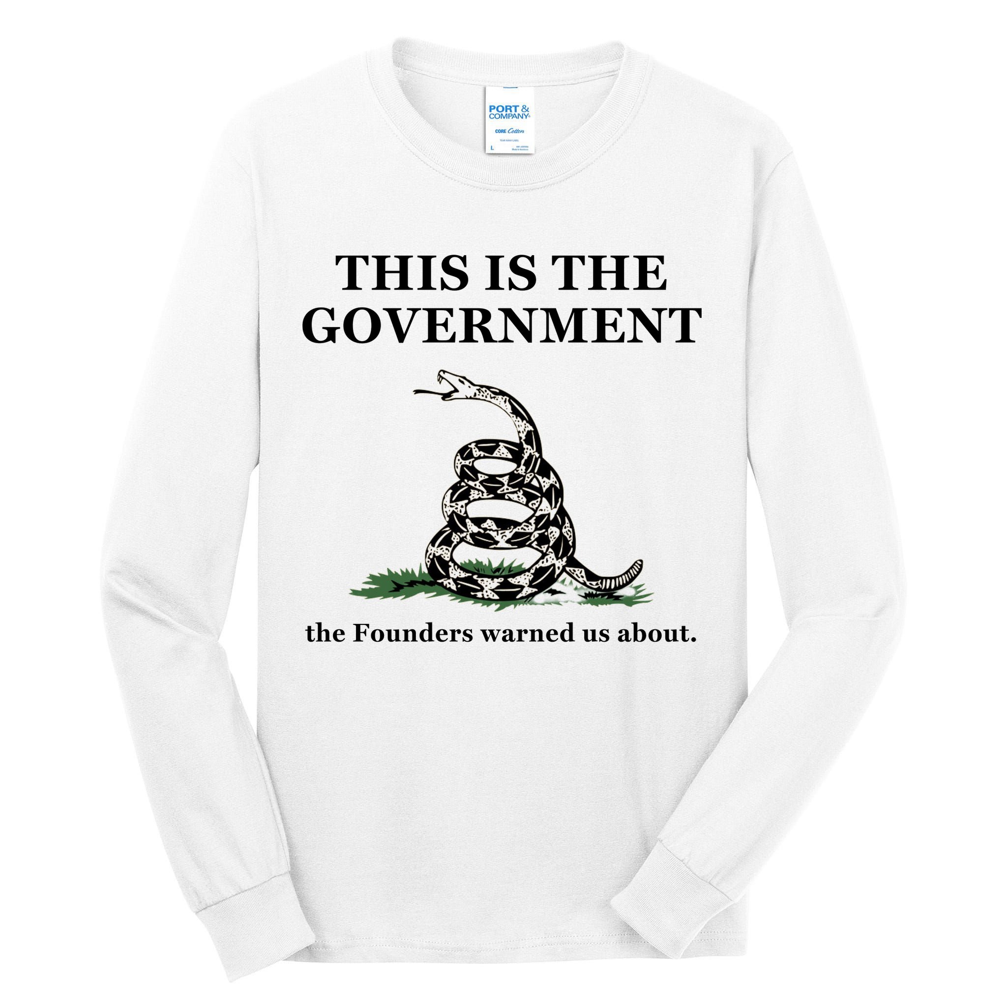 Conservative Patriotic Gadsden Defund The FBI Tall Long Sleeve T-Shirt