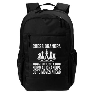 Chess Player Grandpa Saying For Chess Board Game Lover Fans Daily Commute Backpack