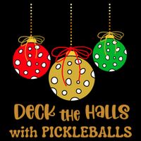 Christmas Pickleball Gift Deck The Halls With Pickleballs Gift Impact Tech Backpack