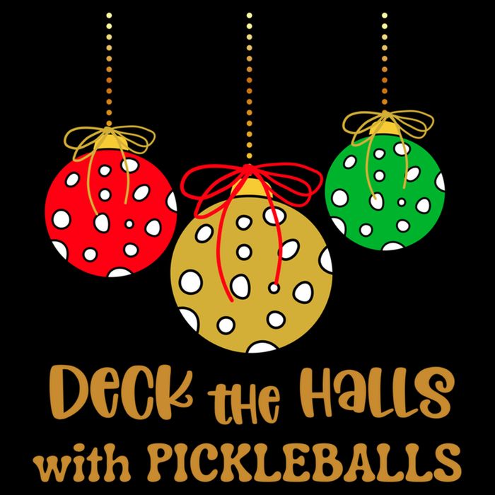 Christmas Pickleball Gift Deck The Halls With Pickleballs Gift Impact Tech Backpack