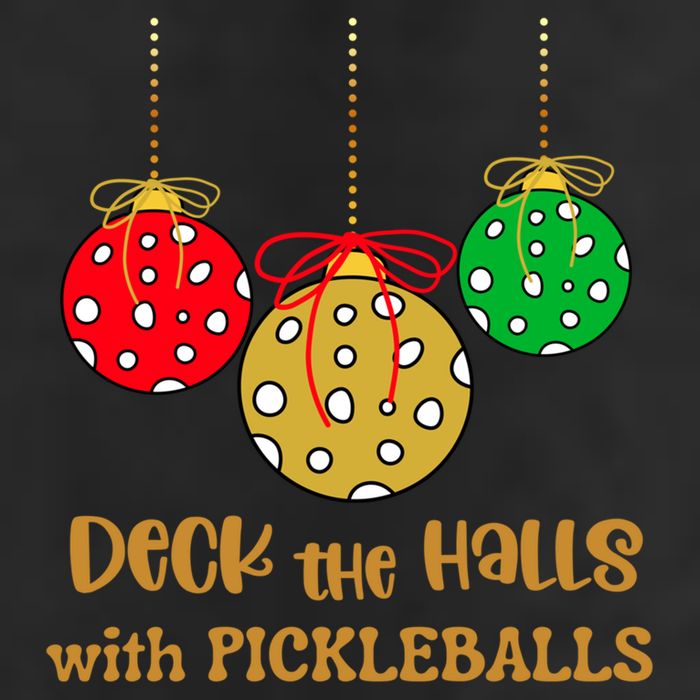 Christmas Pickleball Gift Deck The Halls With Pickleballs Gift 11oz C Handle Ceramic Mug