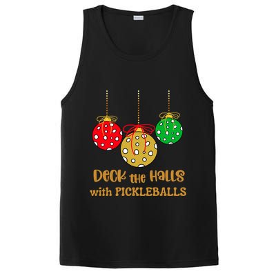 Christmas Pickleball Gift Deck The Halls With Pickleballs Gift PosiCharge Competitor Tank