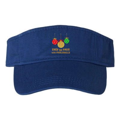 Christmas Pickleball Gift Deck The Halls With Pickleballs Gift Visor