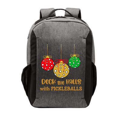 Christmas Pickleball Gift Deck The Halls With Pickleballs Gift Vector Backpack