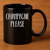 Champagne Please Gift Ing Group Gift 11oz C Handle Ceramic Mug