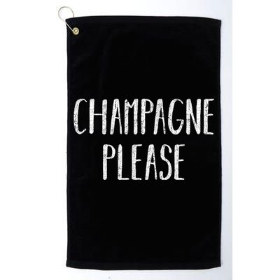 Champagne Please Gift Ing Group Gift Golf Towel