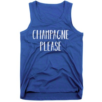 Champagne Please Gift Ing Group Gift Tank Top