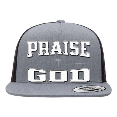 Christian Praise God Flat Bill Trucker Hat