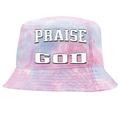 Christian Praise God Tie-Dyed Bucket Hat